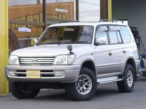 ランドクルーザープラド　95プラド　ランクルプラド　後期型2.7L　サンルーフ　ルーフレール